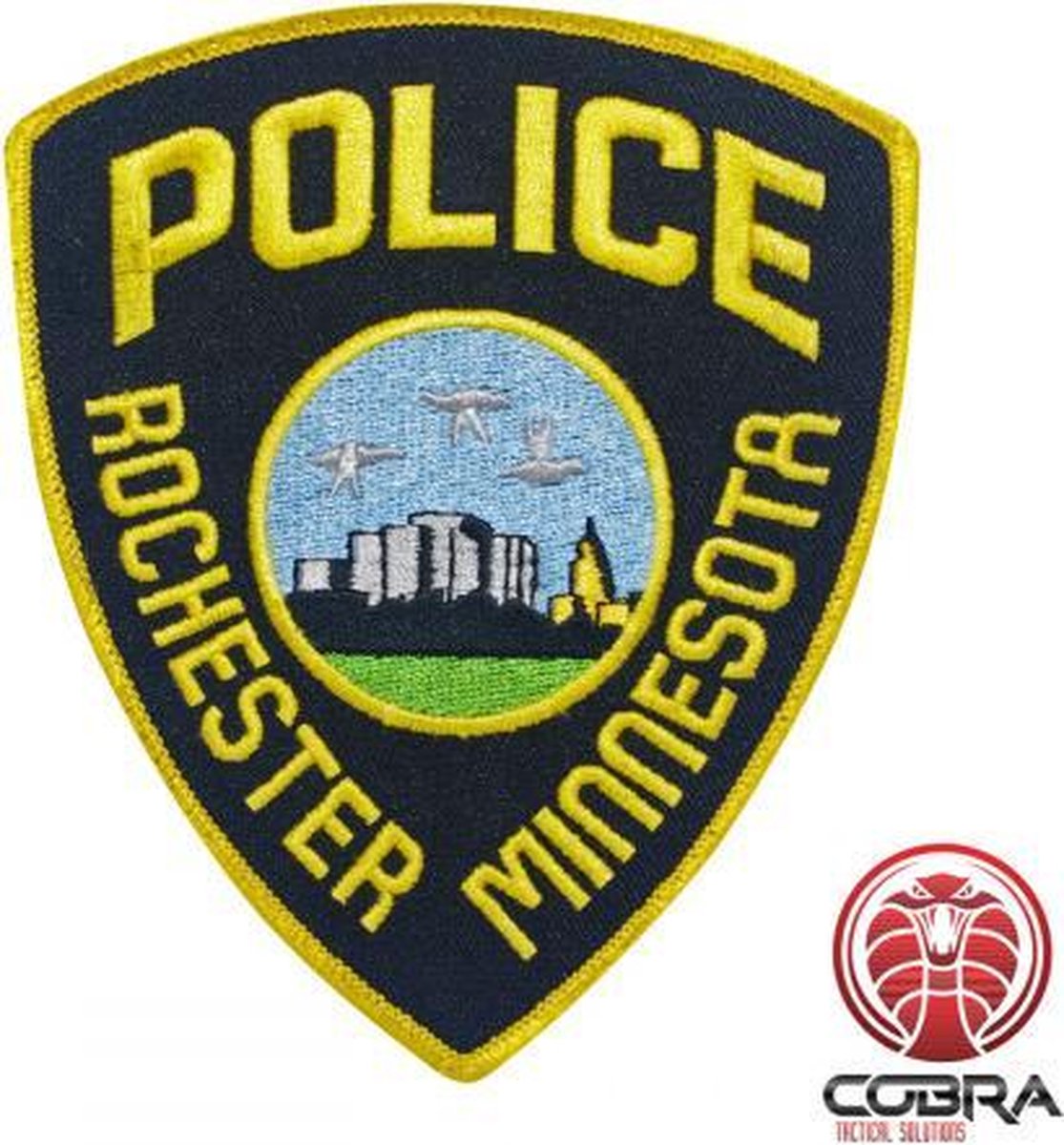 Rochester Minnesota Police geborduurde patch embleem | Strijkpatch embleemes | Military Airsoft